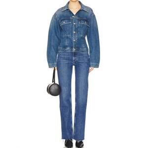 NEW AGOLDE leena bootcut jeans in placebo